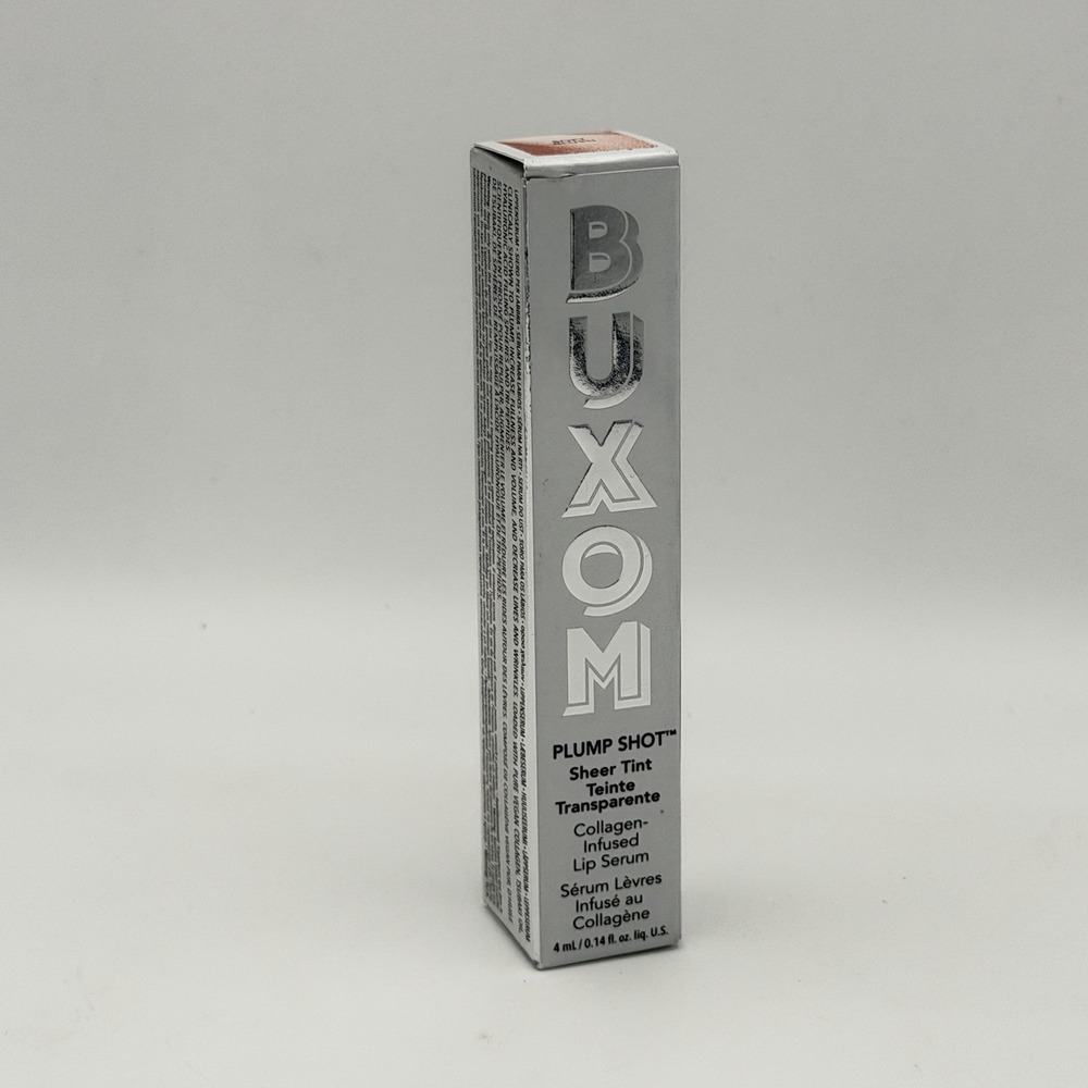 BUXOM Plump Shot Sheer Tint Collagen-Infused Lip Serum "Soft Blush" 0.14 oz NEW